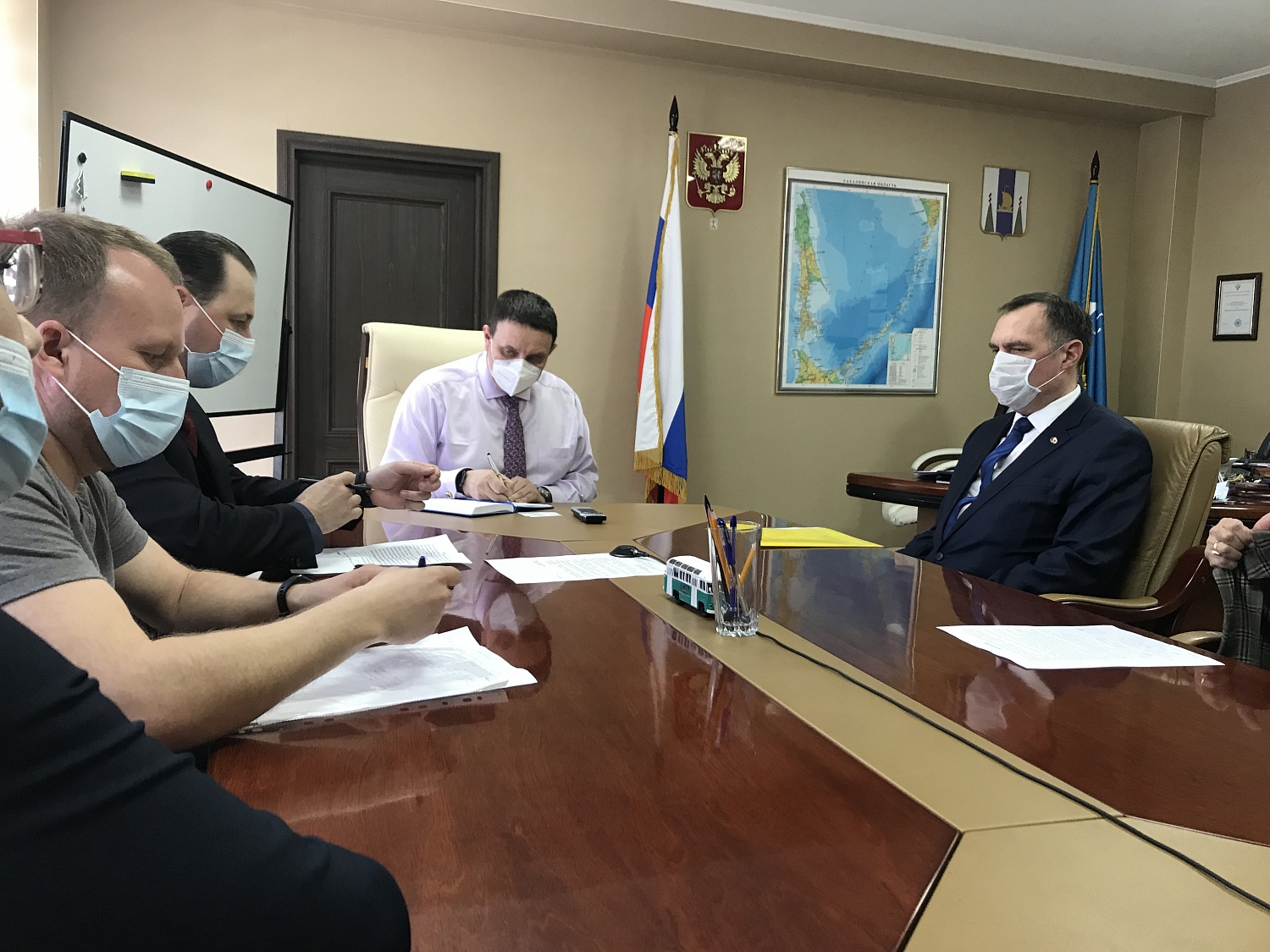 Совещание с министром здравоохранения Сахалинской области